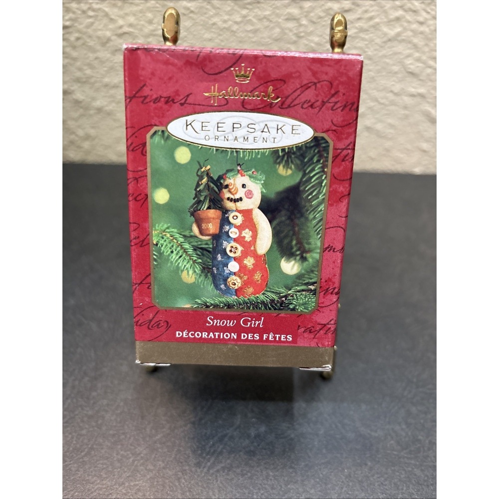 Hallmark Keepsake Ornament~Snow Girl~2000